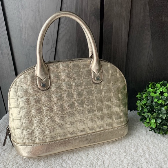 tignanello gold purse